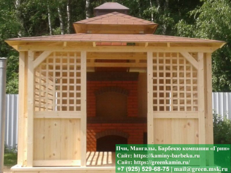 Строительство Барбекю Из Кирпича Для Беседки - 6