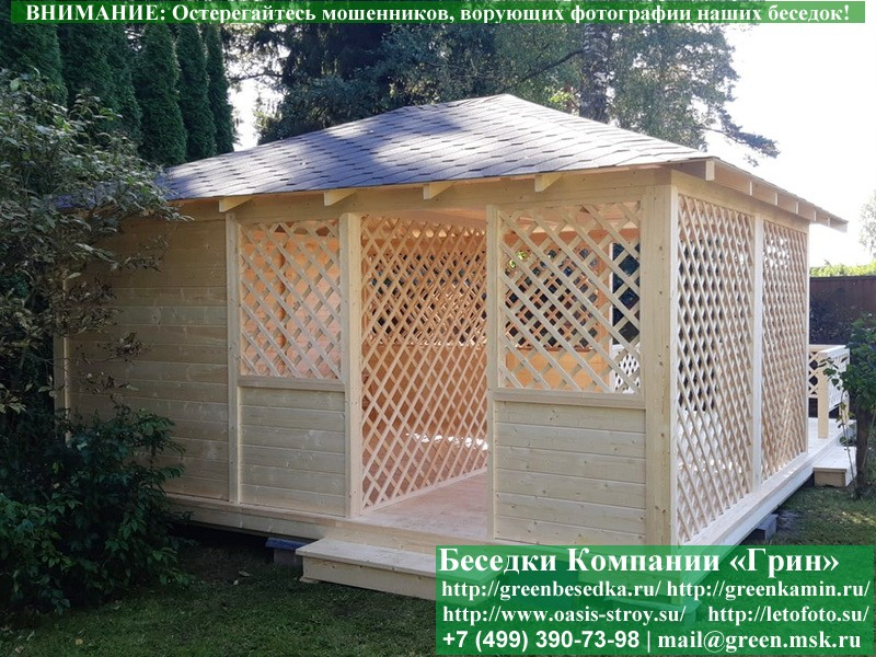 Садовая Беседка Для Дачи 'Домик 4x5'. Фото № 4