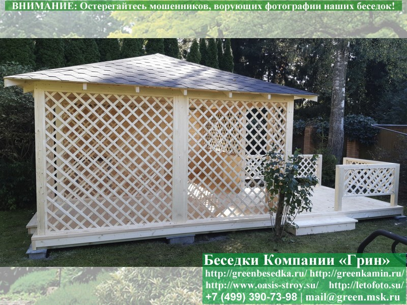 Садовая Беседка Для Дачи 'Домик 4x5'. Фото № 5