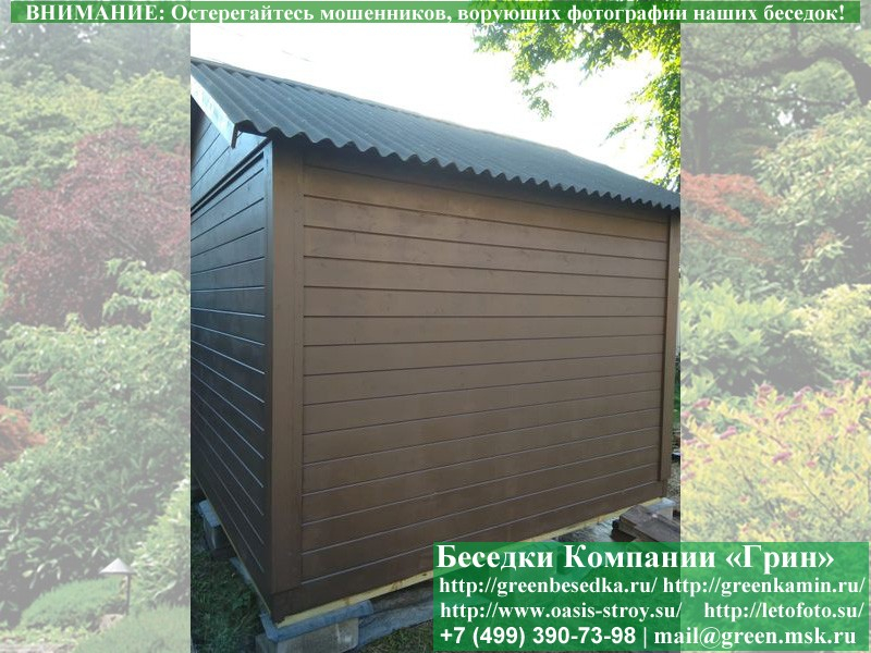 Квадратный Хозблок Для Дачи 3х3. Фото № 6