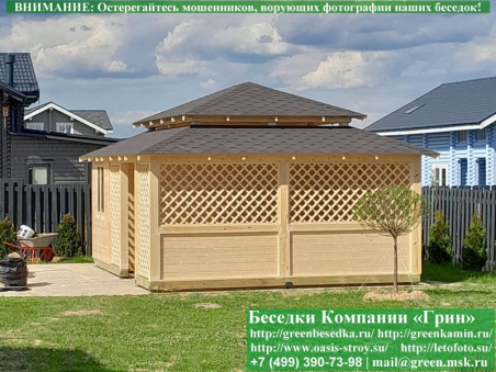 Беседка С Хозблоком Для Дачи 5х6. Вариант № 1. Фото № 9