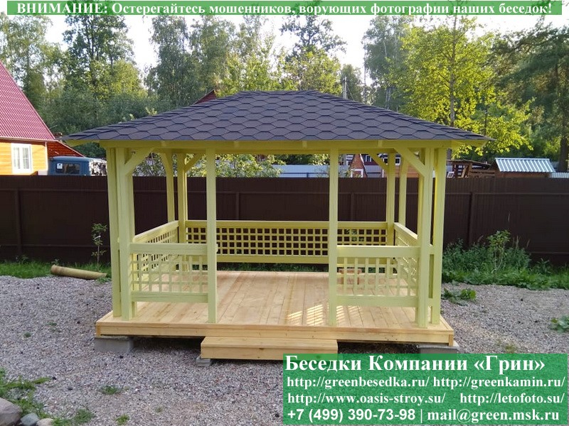 Беседка Для Дачи "Минишатер 3х4". Фото № 4