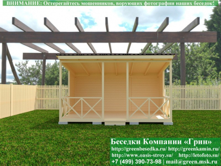 Беседка-Веранда В Современном Стиле 4х5 - 2