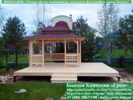 Купить беседку для дачи в японском, китайском стиле 3х4. Цены в Клине
