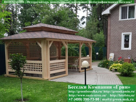 Беседка Для Дачи В Японском, Китайском Стиле 3х6 - 1