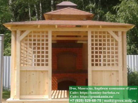 Японская, Китайская Беседка Для Дачи 3х5. Вариант № 2 - 6