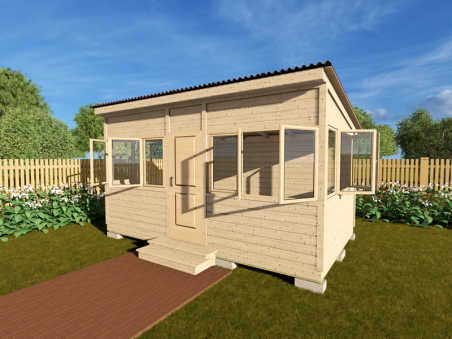 Закрытая застекленная беседка 3х5 для дачи купить: фото, цены в Твери