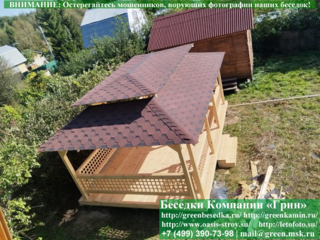 Беседка Для Дачи В Японском, Китайском Стиле 4х6 - 8