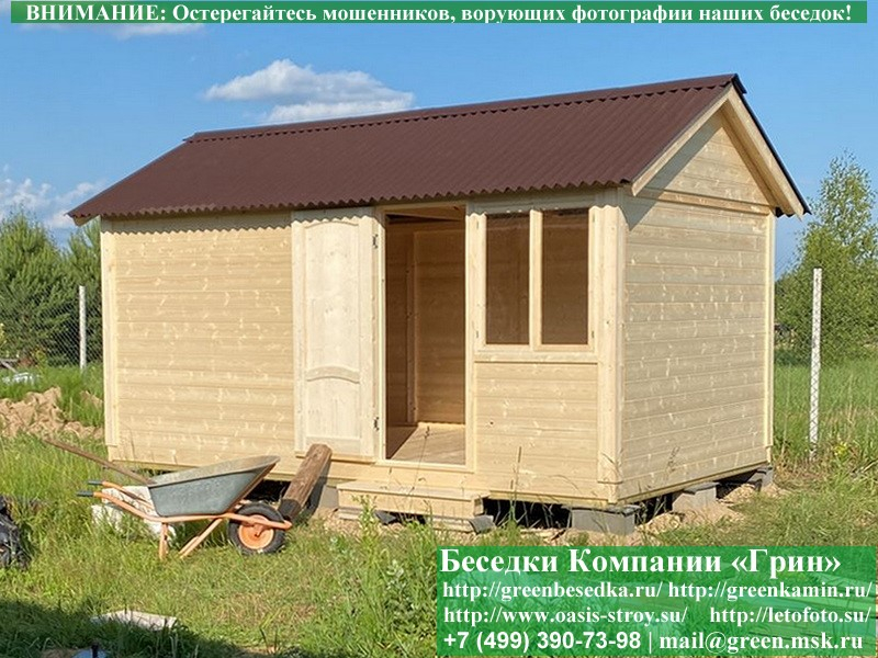 Деревянная Бытовка Для Дачи, Дома 3х5 - 2