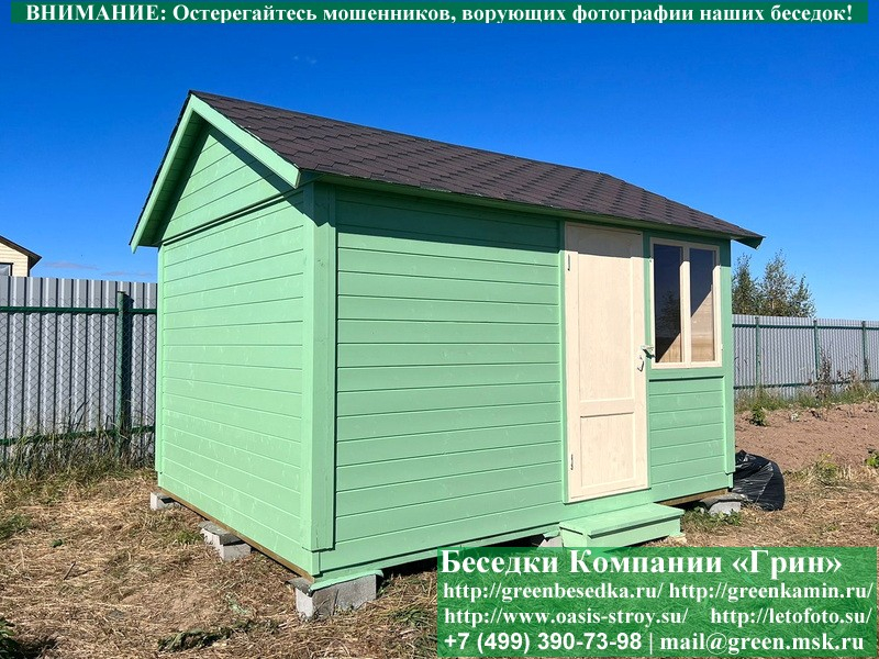 Деревянная бытовка, хозблок для дачи, дома 3х4. Купить. Цены в Клине