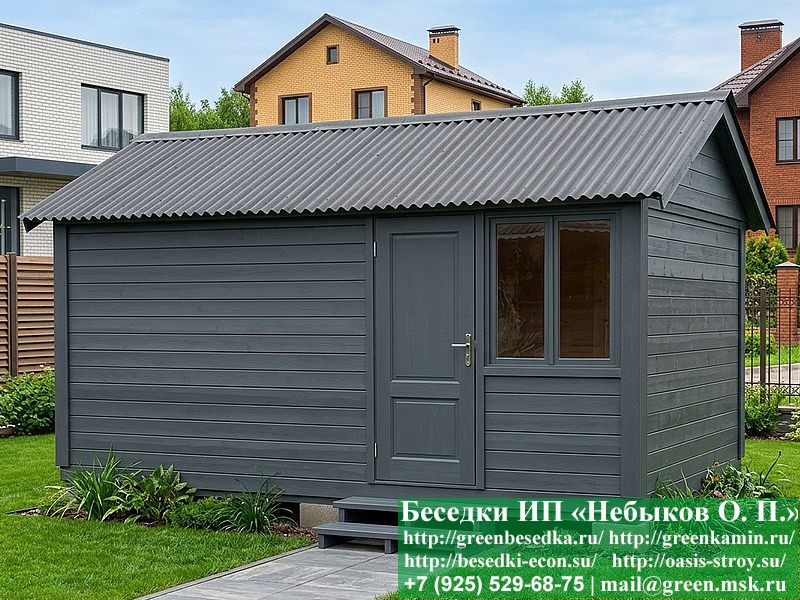 Деревянная Бытовка, Сарай Для Дачи, Дома 3х5 - Фото № 1