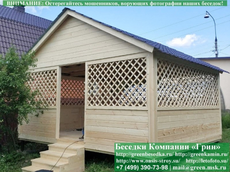 Садовая Беседка Для Дачи 'Домик 4x5'. Фото № 2