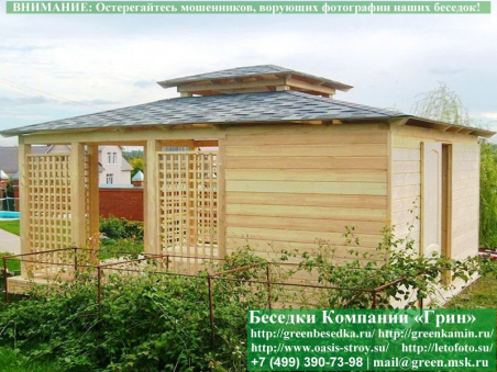 Беседка С Хозблоком Для Дачи 5х6. Вариант № 1. Фото № 6